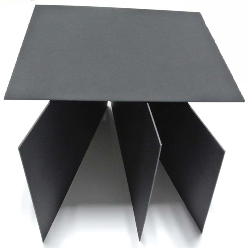 High quality waste paper and recycled pulp 5mm black cardboard paper