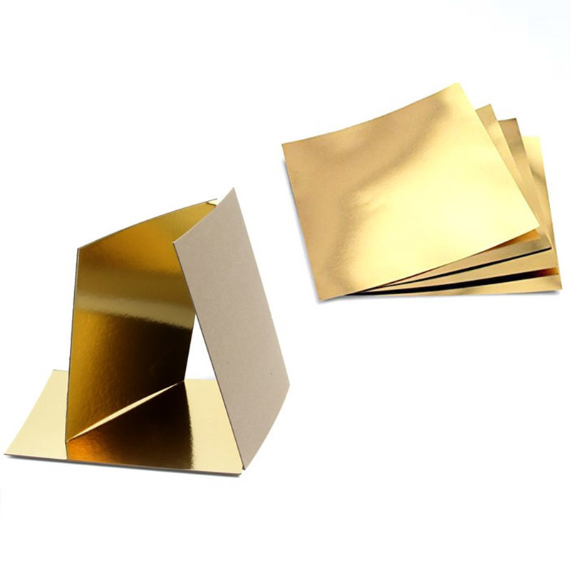 Laminated cardboard sheets ♻️ Food contact - Gold, silver, colours