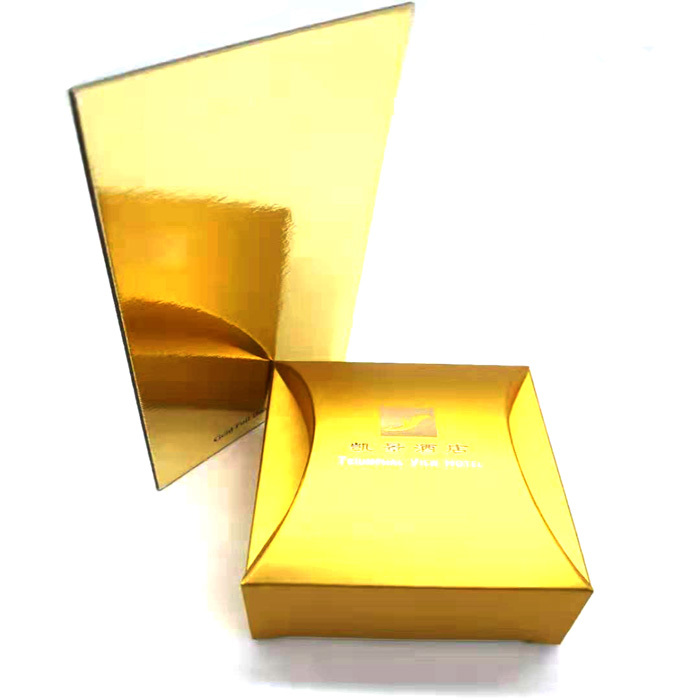 Thick shiny gold foil cardboard paper metallic foil board