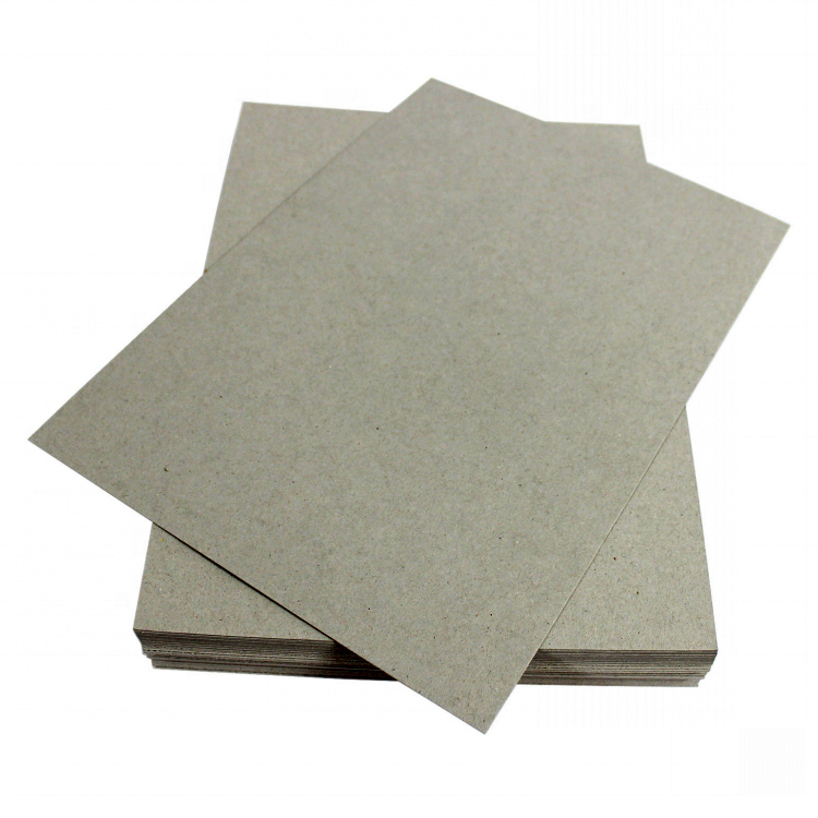 Uncoated 2mm Grey Chipboard Book Binding Cardboard For Book Cover