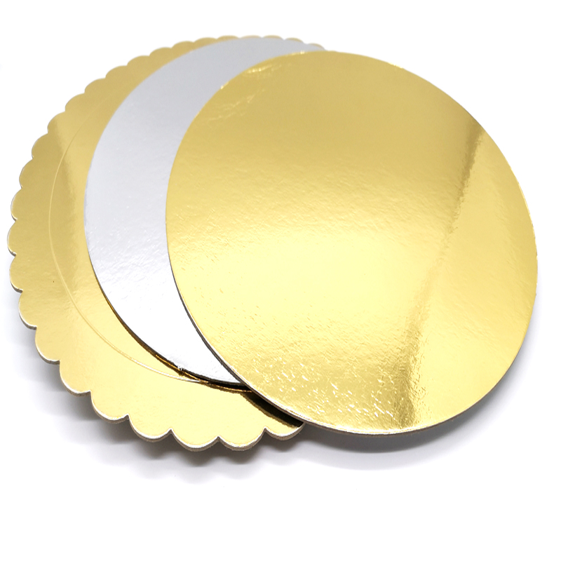 Thick gold cake trays - Planète Gateau